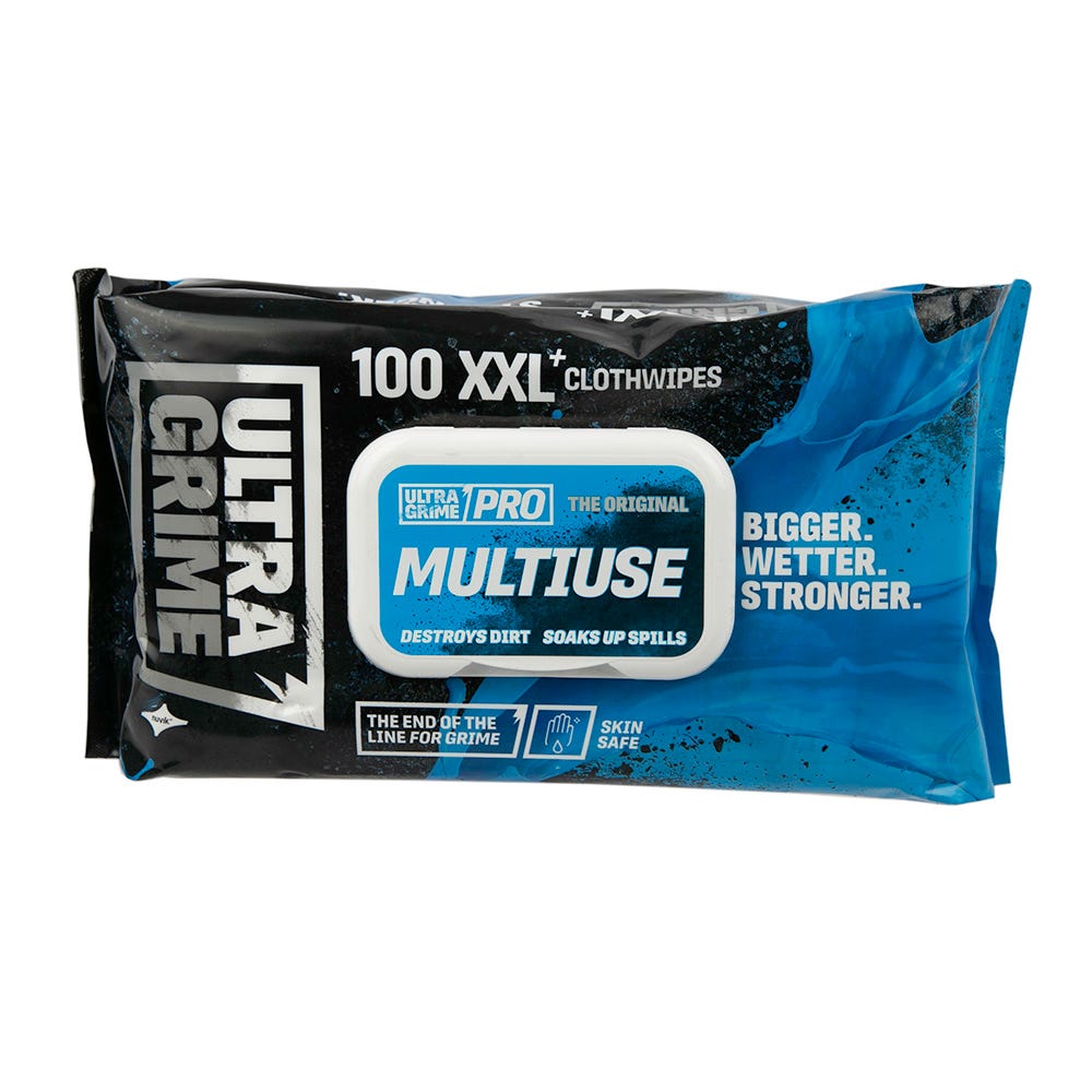 Product image for Ultragrime Pro XXL Multiuse Wipes-Single Pack SinglePack