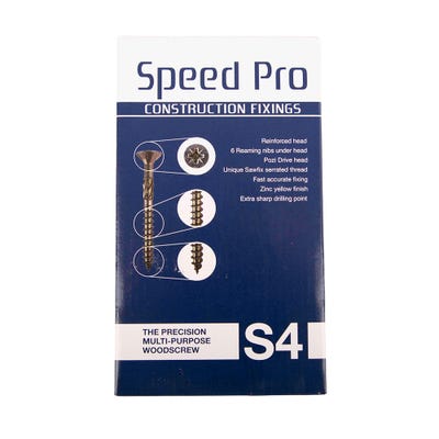 Speed Pro S4 5.0 x 120mm High Performance Wood Screws Box of 100