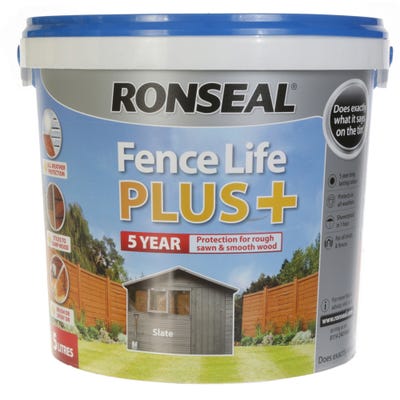 Ronseal Fence Life Plus Slate 5L