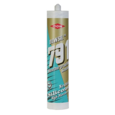 Dow 791 Weatherproofing Silicone Sealant Black 310ml