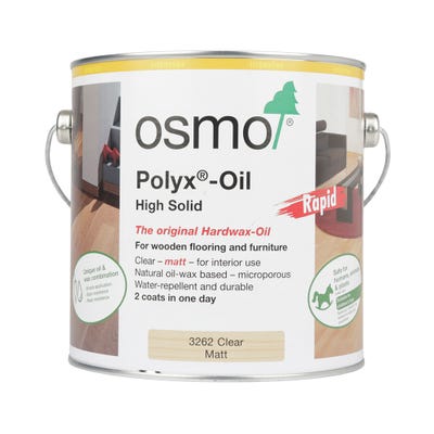 Osmo Polyx Hardwax Oil Rapid Clear Matt 2.5L