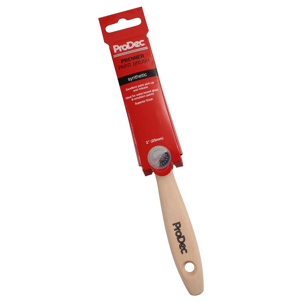 Image of Prodec Premier Synthetic 1'' Paint Brush