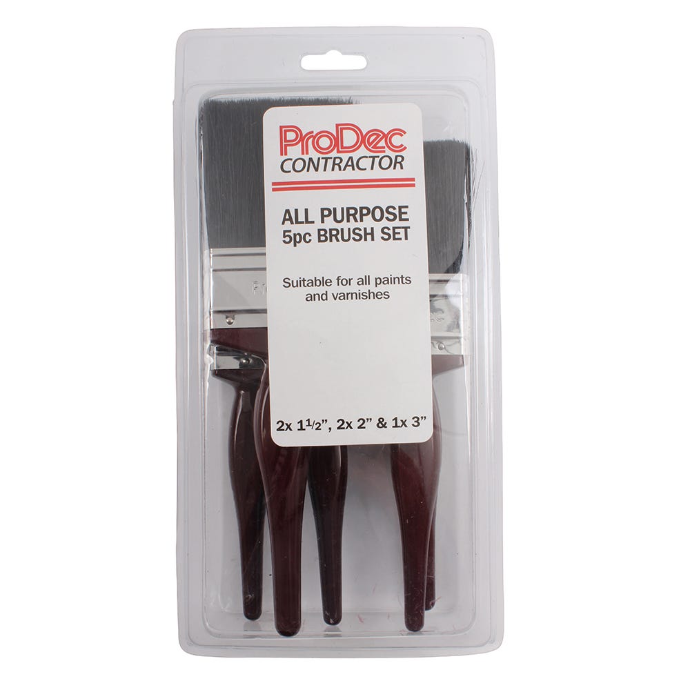 ProDec All Purpose 5 Piece Brush Set