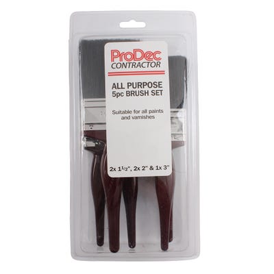 ProDec All Purpose 5 Piece Brush Set