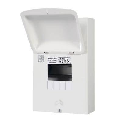 FuseBox F3 4 Module Unpopulated Metal Enclosure