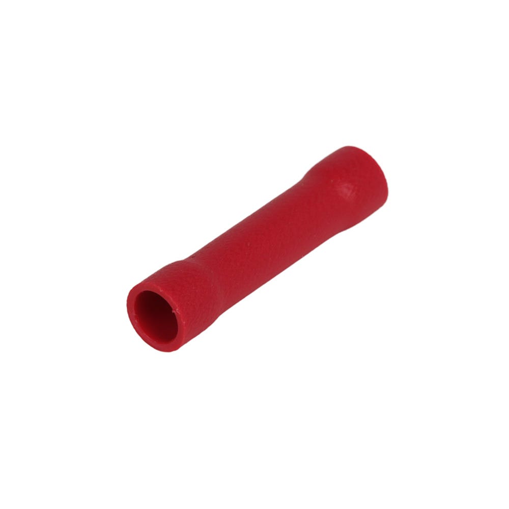 Unicrimp Red Butt Pre-Insulated Connector Terminals 100pk QRB