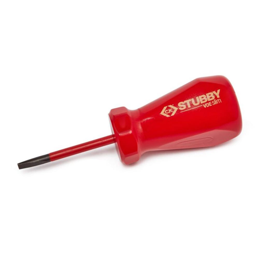 CK Stubby Slim VDE Screwdriver SL4 x 46mm - T48344-040