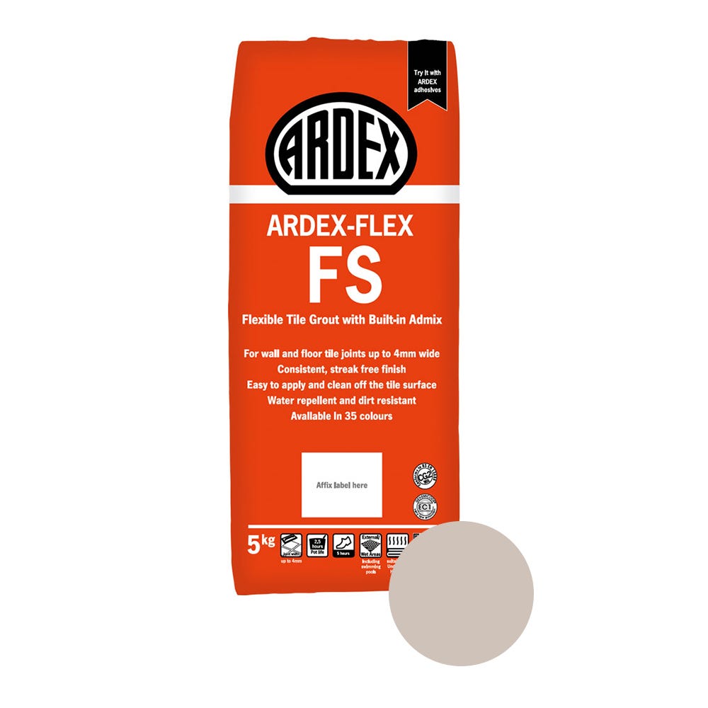 Ardex Flex FS Dove Grey Tile Grout 5kg