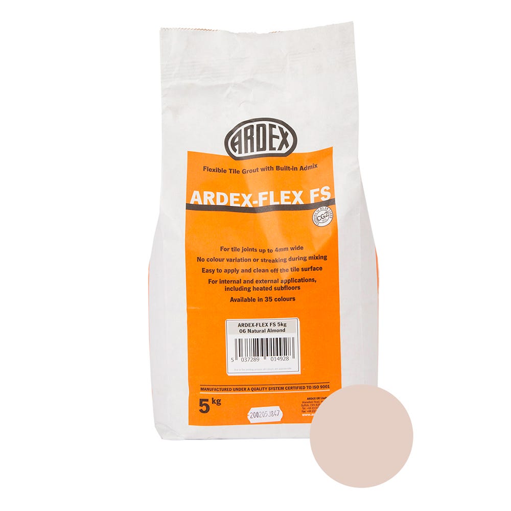 Ardex Flex FS Natural Almond Tile Grout 5kg