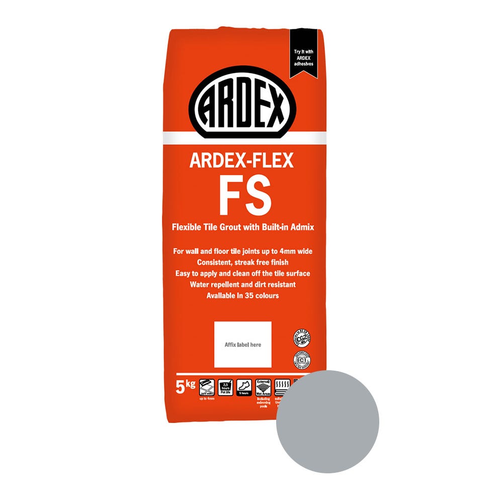 Ardex Flex FS Silver Shimmer Tile Grout 5kg