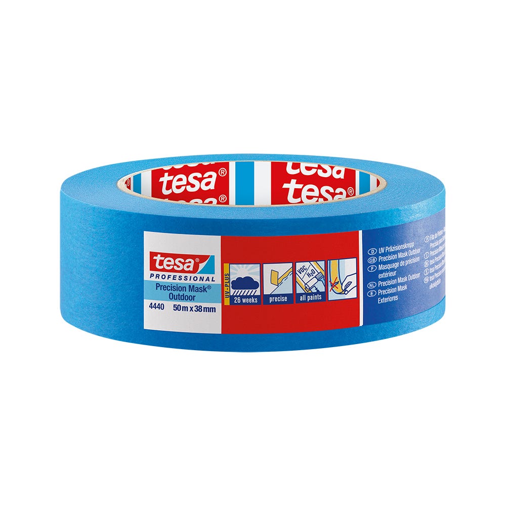 Tesa Precision Masking Tape Outdoor UV Resistant 38mm x 50m
