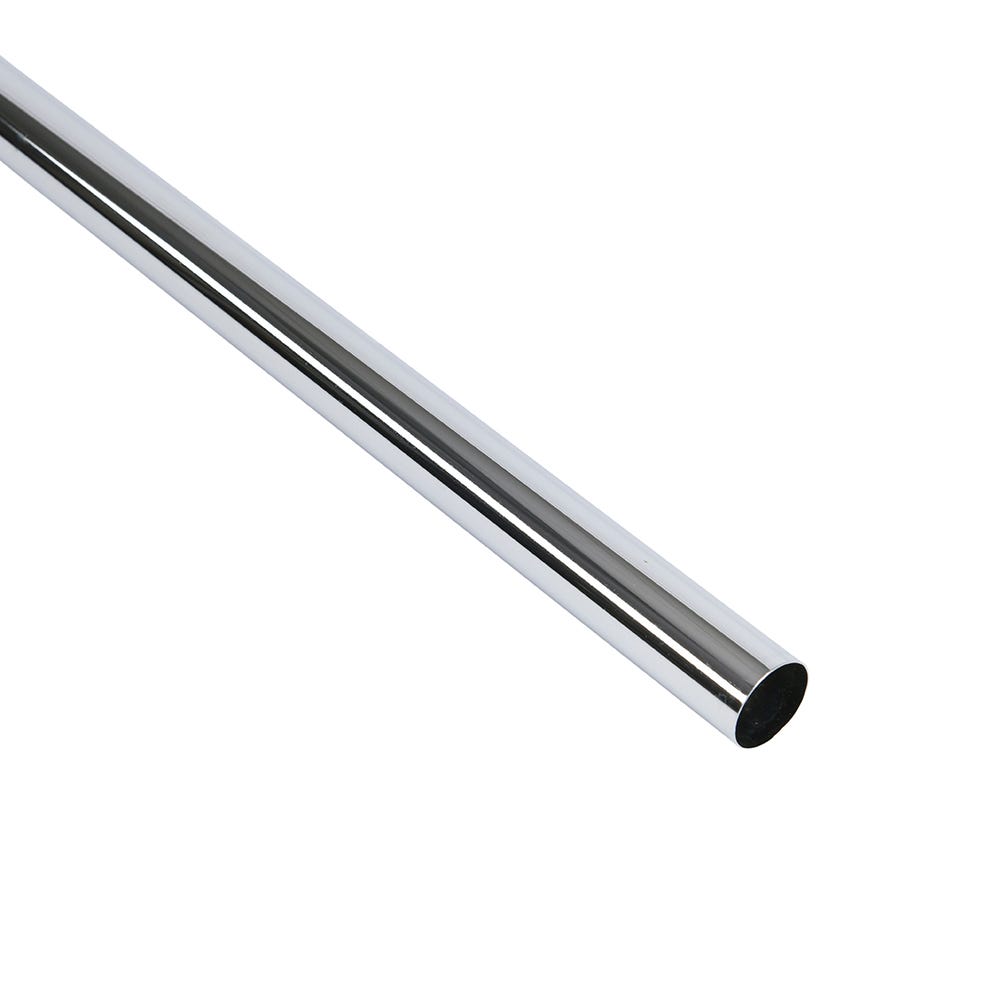 Rothley Round Wardrobe & Towel Rail 25mm Polished Stainless Steel