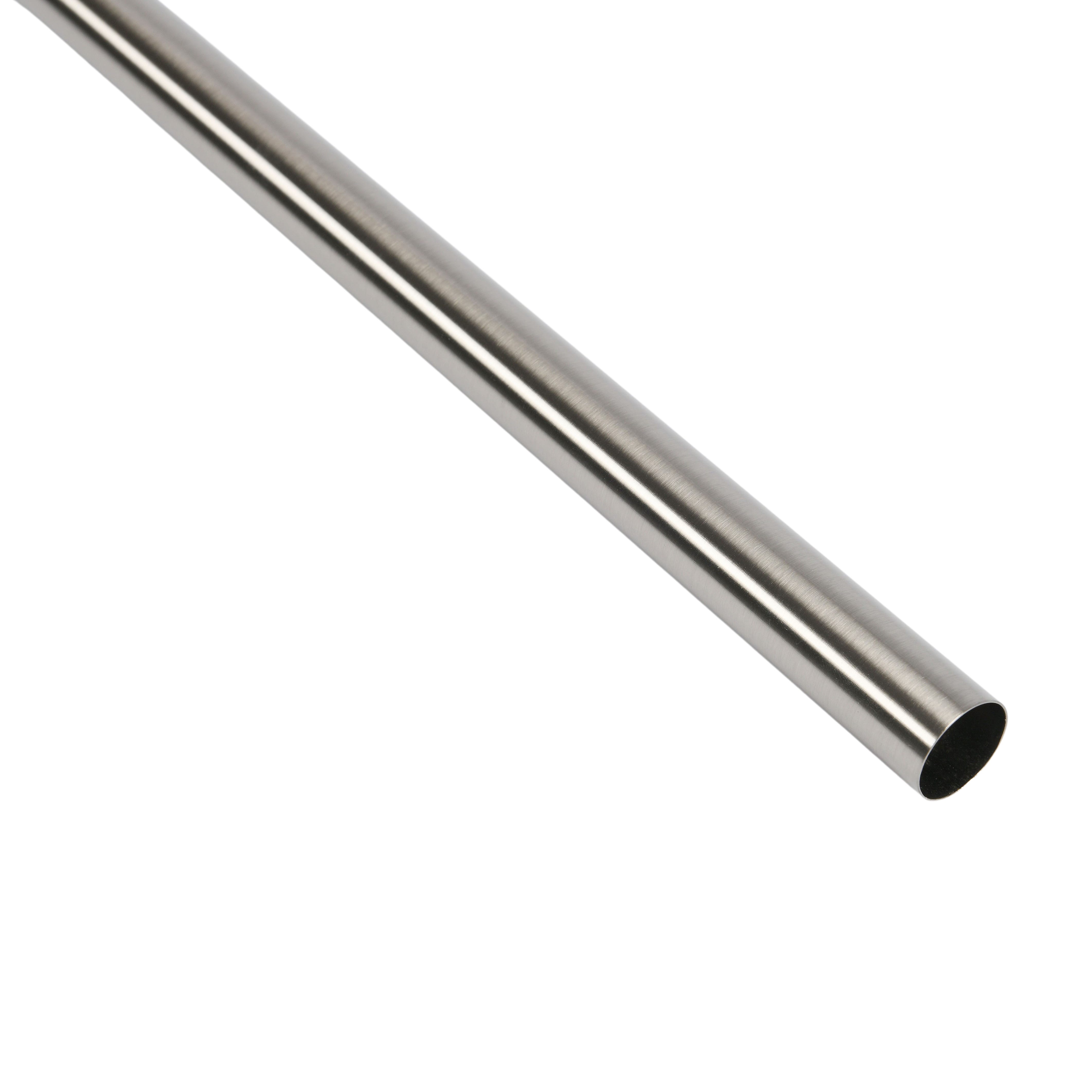 Rothley Round Wardrobe & Towel Rail 25mm Brushed Stainless Steel