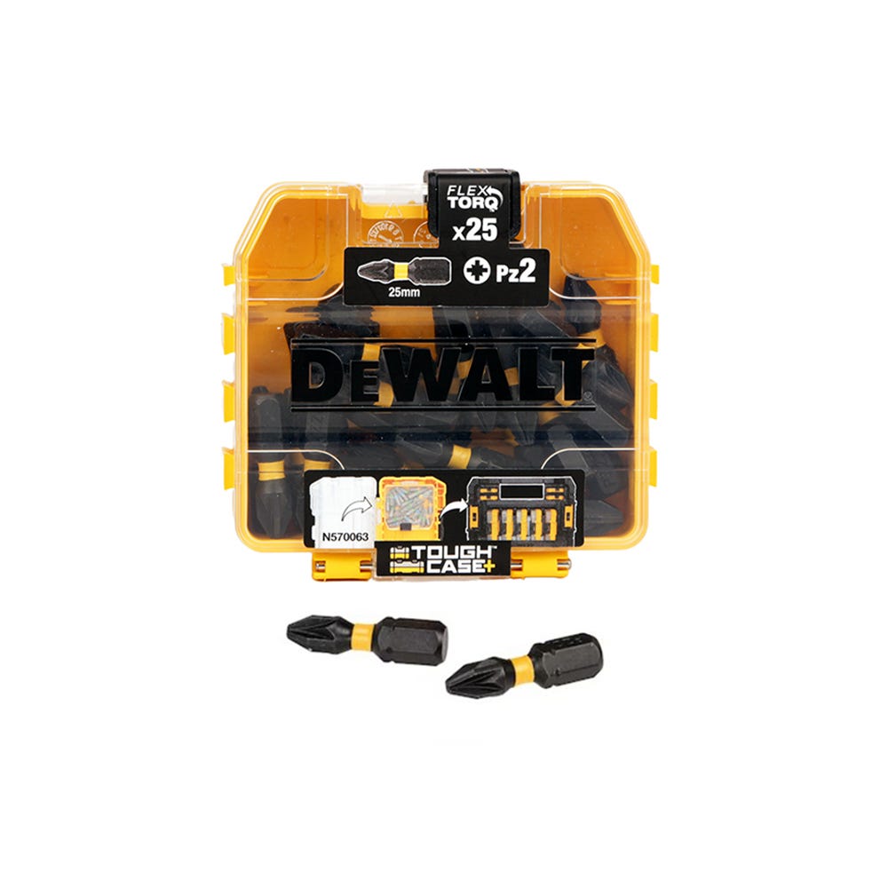 DeWalt PZ2 Extreme Impact Torsion Bits 25mm Pack of 25
