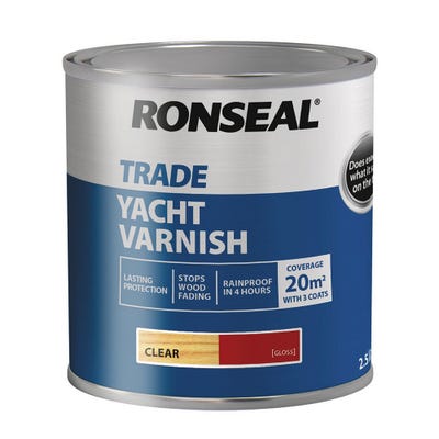 Ronseal Trade Yacht Varnish Clear Gloss 2.5L