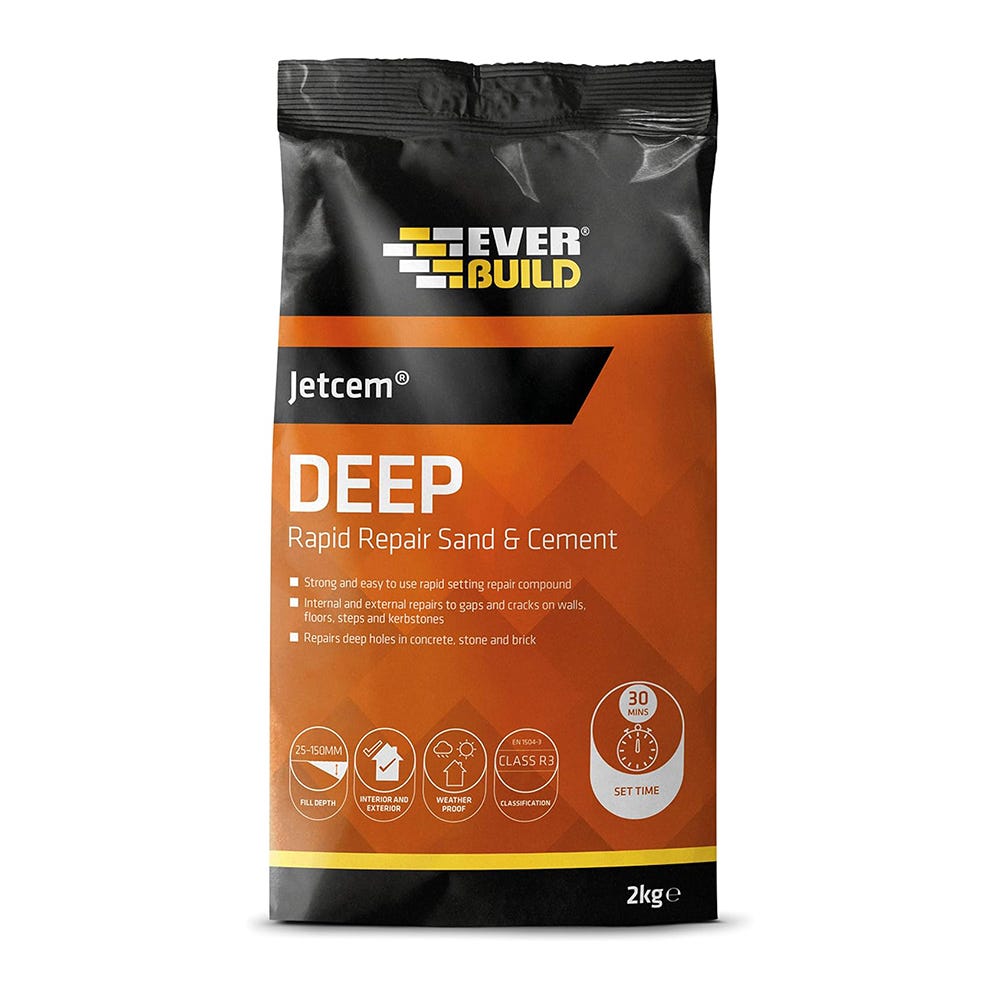 Jetcem Deep Rapid Setting Repair Sand & Cement 2kg