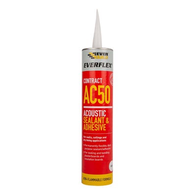 Everbuild Everflex AC50 Acoustic Sealant and Adhesive 900ml