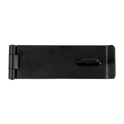 Sichern Safety Hasp And Staple 114mm Black