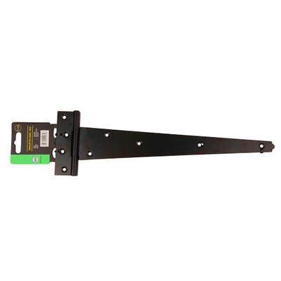 Sichern Tee Hinges 300mm Black Pair
