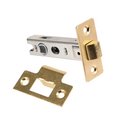 Tubular Latch 76mm Brass