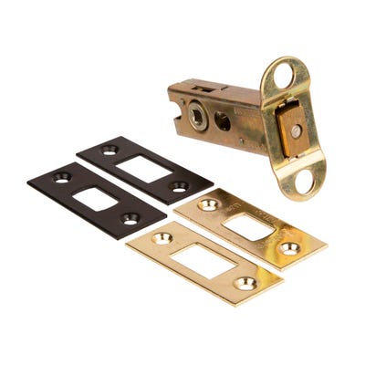 Dead Bolt FD Certifire 76mm Matt Black / Brass