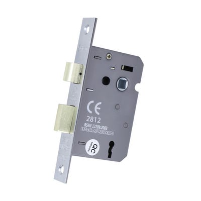 3 Lever Sash Lock FD Certifire 63mm Chrome