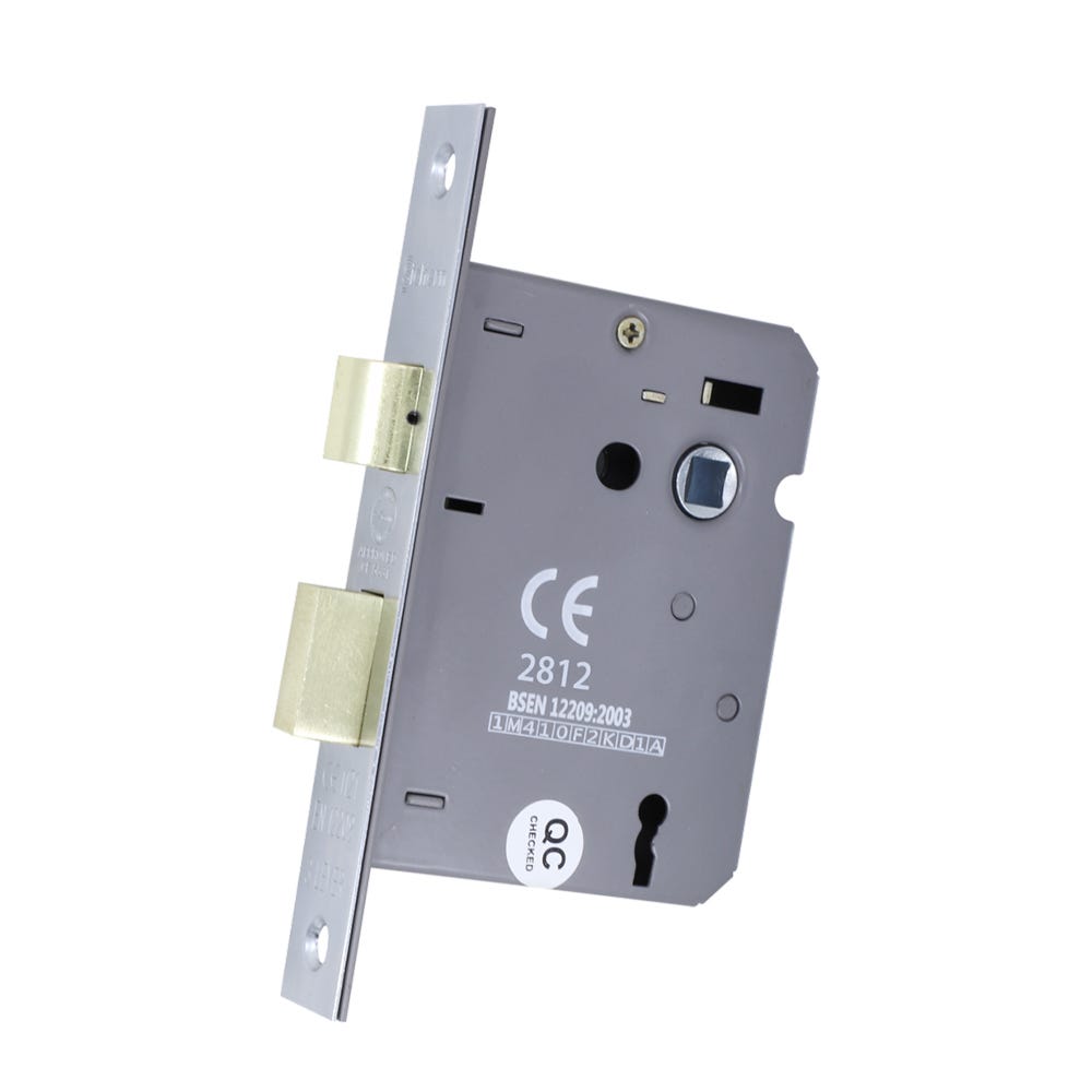 3 Lever Sash Lock FD Certifire 76mm Chrome