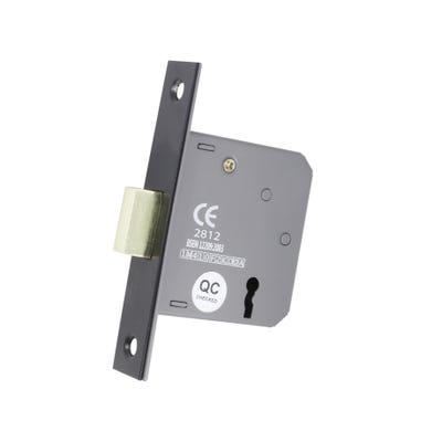 3 Lever Dead Lock FD Certifire 63mm Matt Black