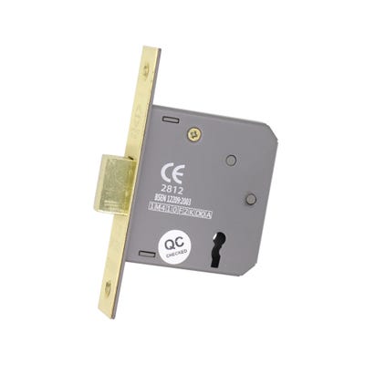 3 Lever Dead Lock FD Certifire 76mm Brass