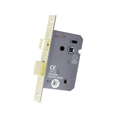 Bathroom Lock FD Certifire 76mm Brass