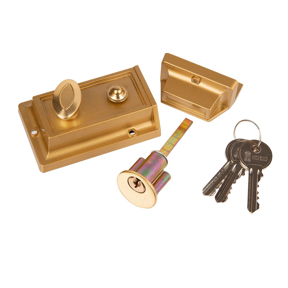 Standard Night Latch 60mm Rose Gold