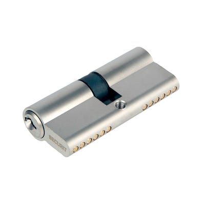 Euro Cylinder Double 35/35 Satin Chrome