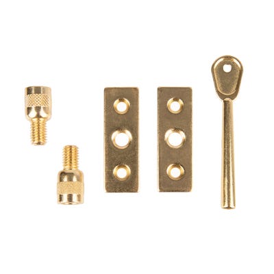 Sash Stop And Key Brass Pack of 2