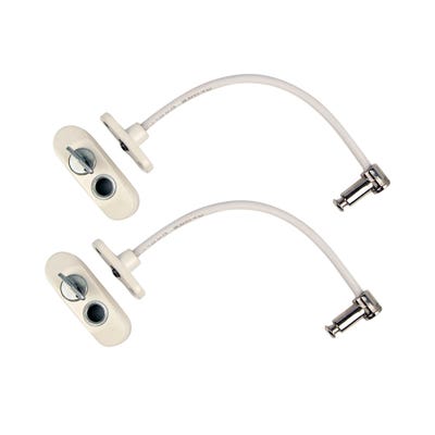 Window Restrictor White Pack of 2