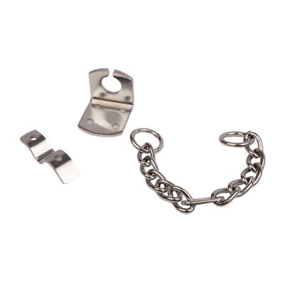 Security Door Chain Satin Chrome