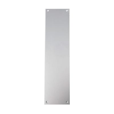 Plain Finger Plate 300 x 76mm Satin Anodised