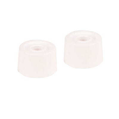 Pvc Door Stop White Pack of 2