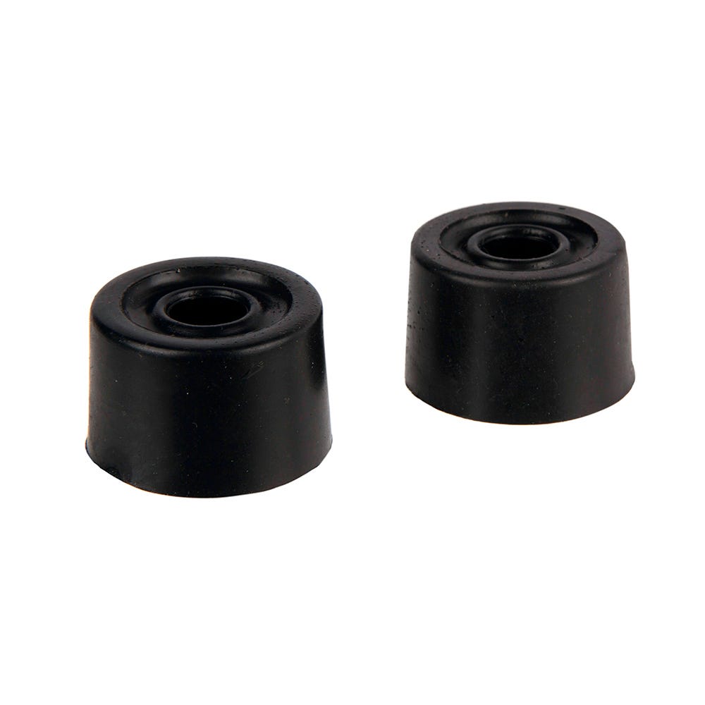 Rubber Door Stop Black Pack of 2