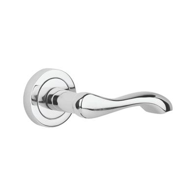 Berkeley Round Rose Handle Polished Chrome Pair