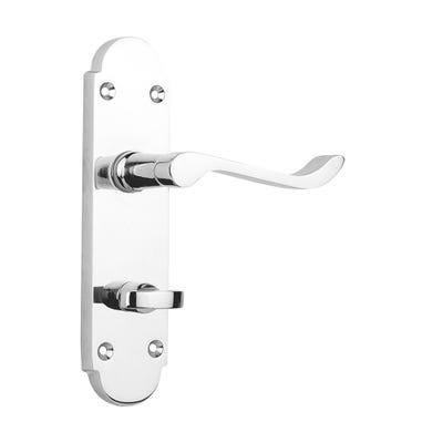 Carisbrooke Bathroom Handle Polished Chrome