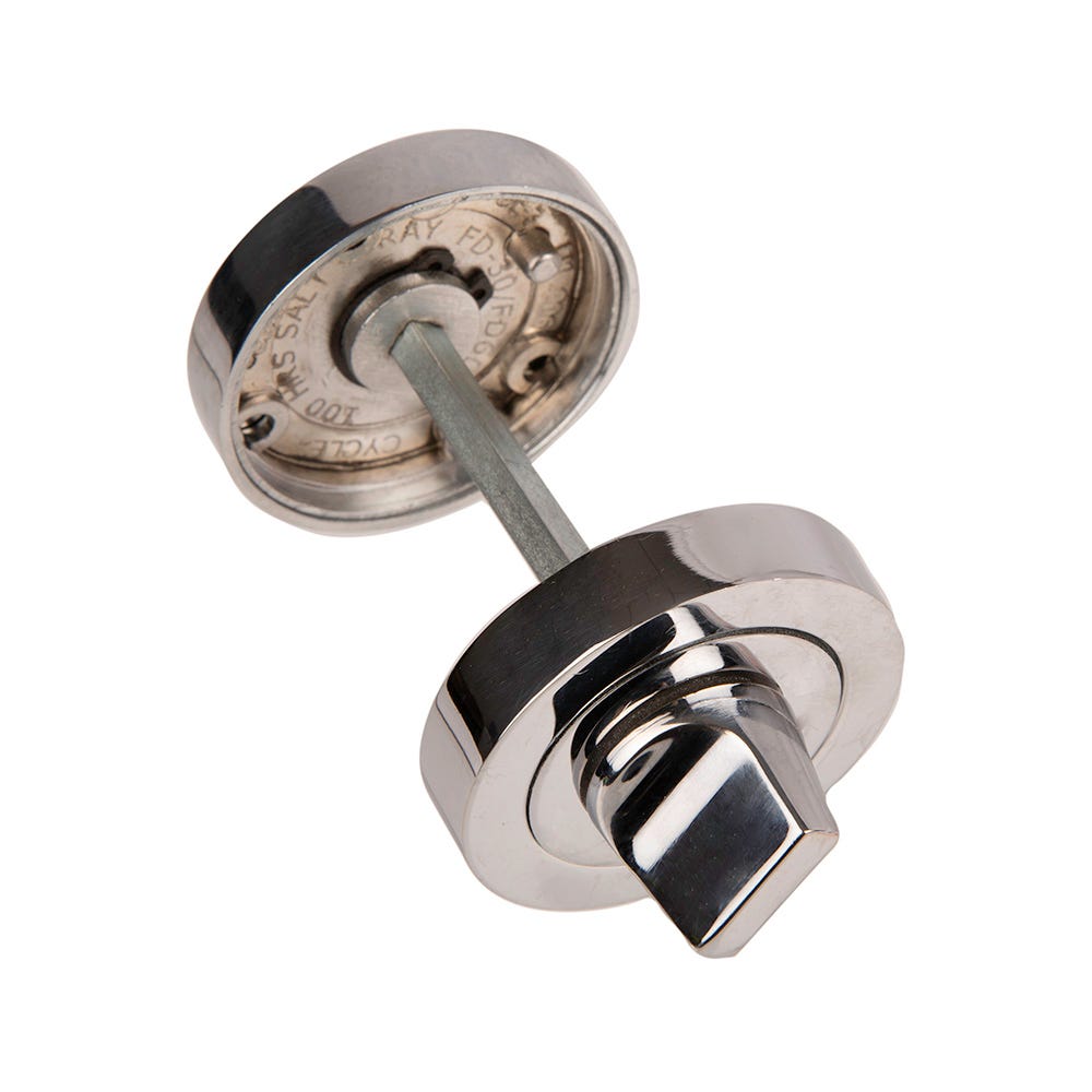 Bathroom Turn with Indicator Set Polished Chrome
