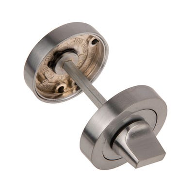 Bathroom Turn with Indicator Set Satin Chrome
