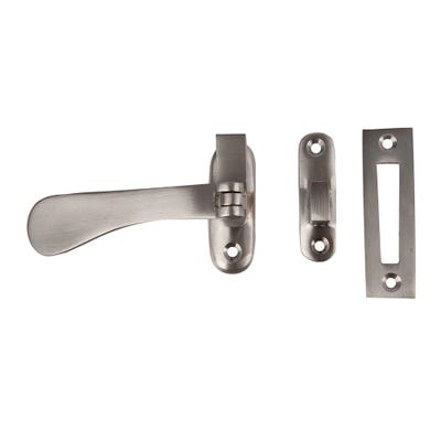 Casement Fastener - Hook And Mortice Satin Chrome