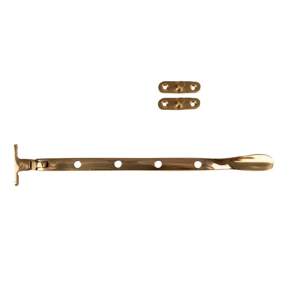 Casement Stay 250mm Brass