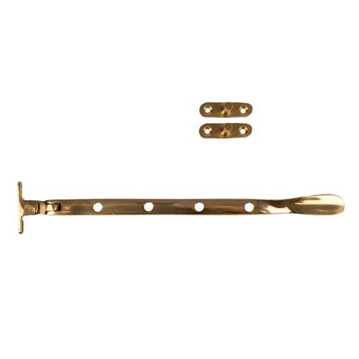 Casement Stay 250mm Brass