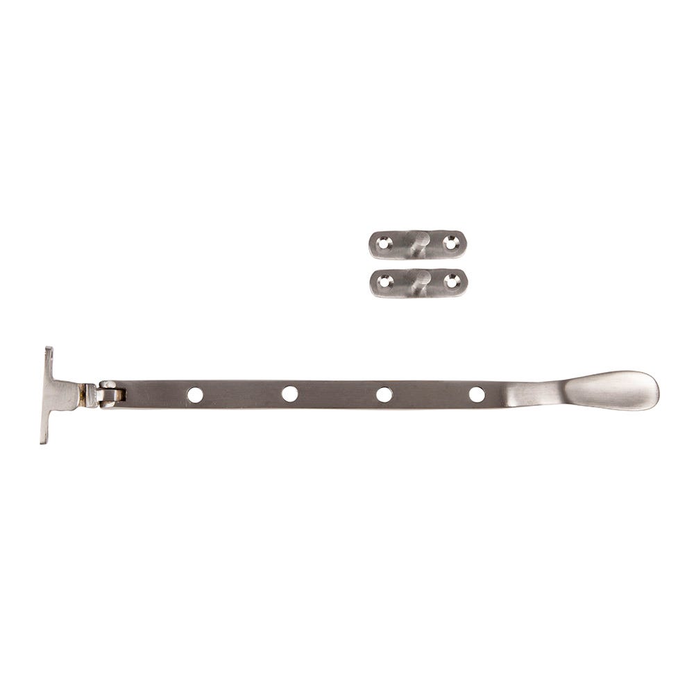 Casement Stay 250mm Satin Chrome