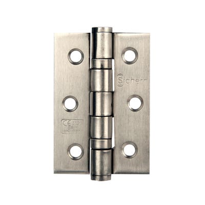 Ce7 Stainless Steel BB Hinges 76 x 51mm Satin Pair