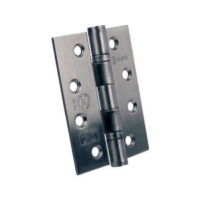 Ce13 Stainless Steel BB Hinges 100 x 76mm Satin Pack of 3
