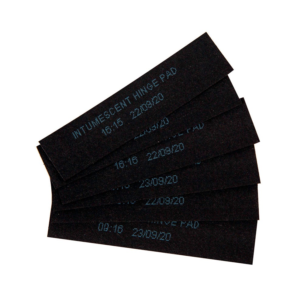 Intumescent Pads For 76mm Hinges Pack of 6
