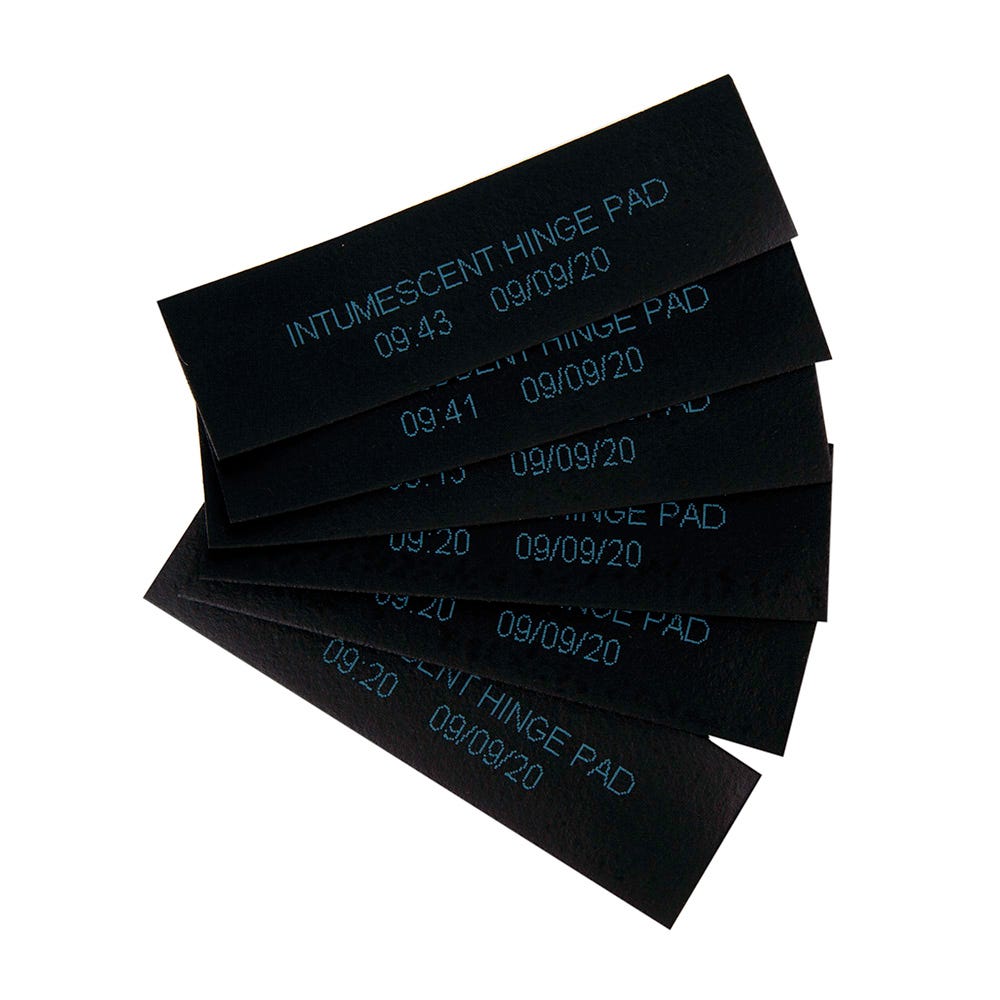 Intumescent Pads For 100mm Hinges Pack of 6